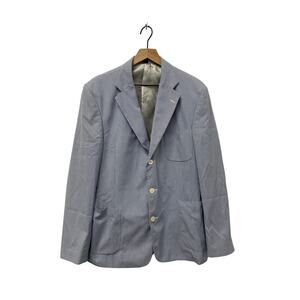 Henry Jacobson blue/white vertical stripes 3-button sport coat Men’s  size M